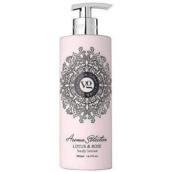 Vivian Gray Aroma Selection Lotus & Rose krémové tělové mléko s dávkovačem 500 ml