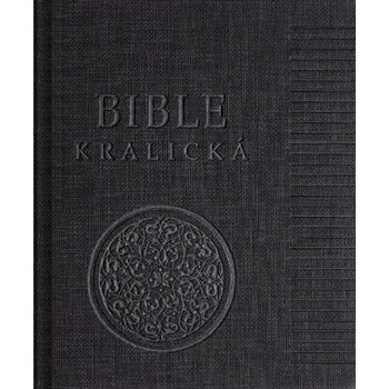 Poznámková Bible kralická černá