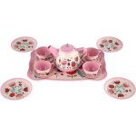 Teddies Čajová sada nádobí plech v kufříku – Zboží Dáma