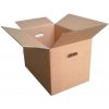 Archivační box a krabice Obaly KREDO Lepenková Krabice na stěhování 480 x 320 x 300 mm 5VVL / vyseknuté uši
