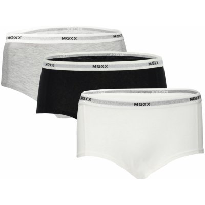 MEXX Dámské kalhotky Hipster 3 kusy černá – Zboží Dáma