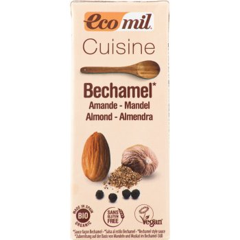 Ecomil Bio Bechamel Mandlová alternativa smetany s muškátovým oříškem 9% 200 ml