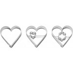 Kinekus Vykrajovátko srdce sada 3ks KIN1610791 – Zboží Dáma