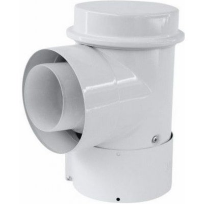 Vaillant koleno odkouření koaxiální s revizním otvorem 87° 80/125 mm 303217 – Zboží Dáma