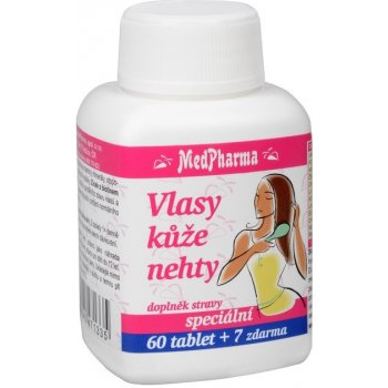 MedPharma Vlasy kůže nehty 67 tablet