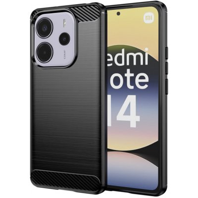 Techsuit Pouzdro Carbon Shield pro Xiaomi Redmi Note 14 4G černá – Zboží Živě