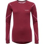 PROGRESS MERINO LS Dámské funkční merino triko vínová – Sleviste.cz