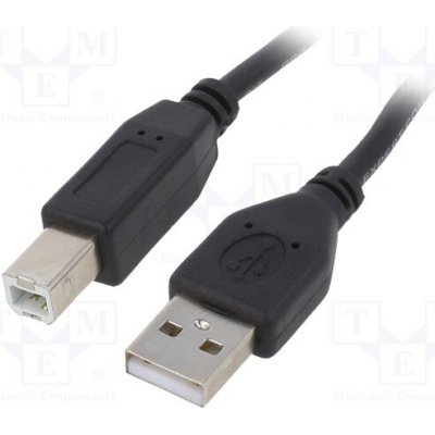 Gembird CCP-USB2-AMBM-10 USB 2.0, USB A vidlice, USB B, vidlice, zlacený, 3m, černý – Zbozi.Blesk.cz