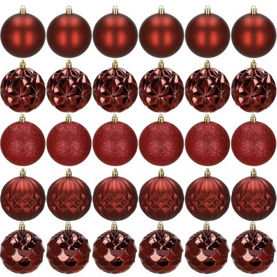 Springos CA1412 VÁNOČNÍ KOULIČKY 8 CM 30 KS. – Zboží Mobilmania