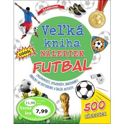 Veľká kniha nálepiek Futbal – Zbozi.Blesk.cz