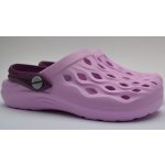 Plážová obuv nazouváky gumové pantofle Camminare růžovofialkové – Hledejceny.cz