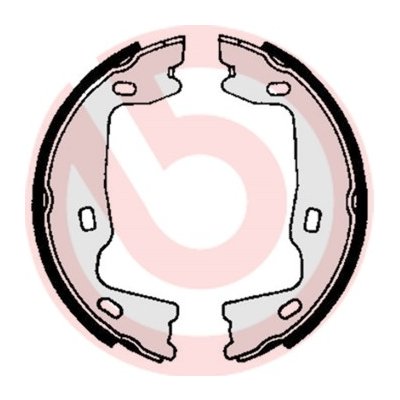 S 59 521 BREMBO Sada brzdových čelistí, parkovací brzda | Zboží Auto