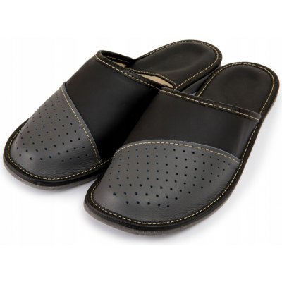 Papuče pro každodenní nošení profilované ortopedické kožené pohodlné – Sleviste.cz