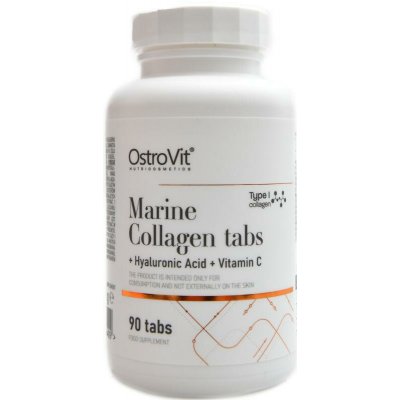 OstroVit Marine collagen + hyaluronic acid and vitamin C 90 tablet – Hledejceny.cz