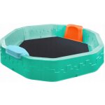 Plastové pískoviště Domelo Standard 150x150x25 cm tyrkysové – Zboží Dáma