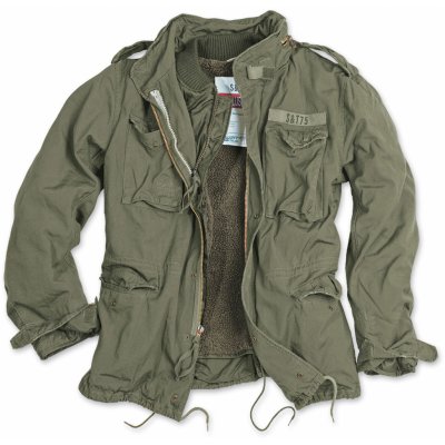 Brandit M65 Regiment zateplená bunda olivová – Zboží Dáma