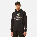 New Era LA Lakers Metallic Logo Black Hoodie černá – Sleviste.cz