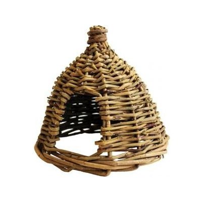 NatureFirst přírodní proutí pletený wigwam 12 x 11 x 3,5 cm – Hledejceny.cz