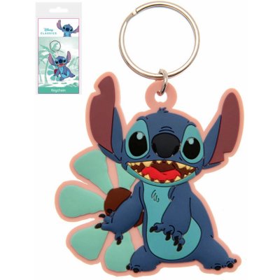 Přívěsek na klíče dětská gumová Disney Stitch – Zboží Mobilmania
