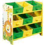 SONGMICS Dětský regál na knihy a hračky vesmírné motivy 93x100x30cm – Zboží Dáma