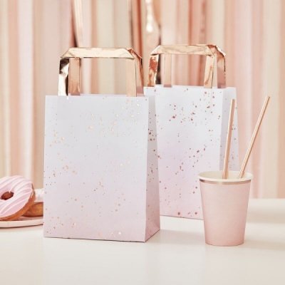 Taštičky dárkové papírové Ombré Rose Gold 17 x 27 cm 5 ks – Zbozi.Blesk.cz