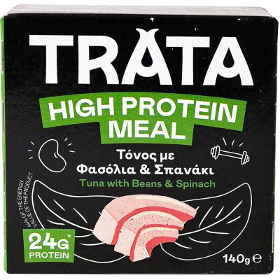 Trata High Protein Meal Tuňák s fazolemi a špenátem 140 g – Zboží Dáma