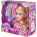 Alltoys Česací hlava Sparkle Girlz s doplňky – Sleviste.cz