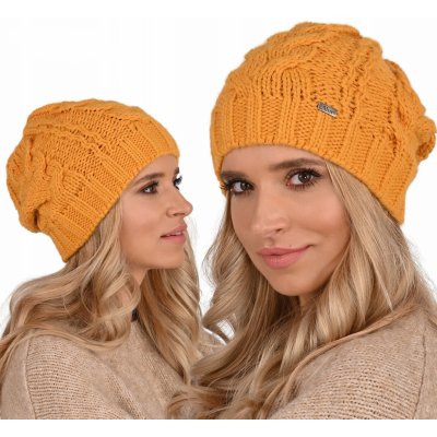 Fashionweek dámská čepice beanie šmoulinka ZIZI-A4 Hořčičný – Hledejceny.cz