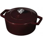 Berlingerhaus Pekáč litinový s poklicí 24 cm Burgundy Line – Zbozi.Blesk.cz