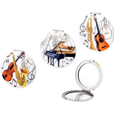 Javier S.A. Kapesní zrcátko MUSICA HUDEBNÍ NÁSTROJE 3 ks – Zbozi.Blesk.cz