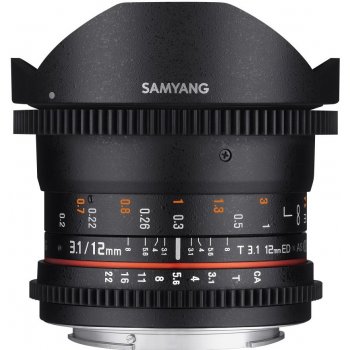 Samyang 12mm T3,1 ED AS NCS VDSLR FishEye Sony E-mount