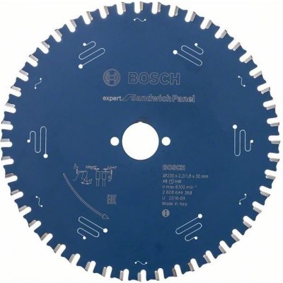 Bosch Pilový kotouč Expert for Sandwich Panel 230x2,0/1,6 mm 2608644368 – Zboží Mobilmania