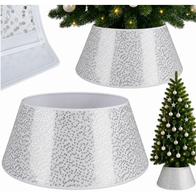 Vánoční obal na stromeček 60x22cm stříbrný Ruhhy 25361 – Hledejceny.cz