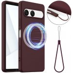 VSECHNONAMOBIL 128513 RUBBER MAGSAFE Silikonový kryt pro Sony Xperia 10 VII PLUM – Zboží Živě