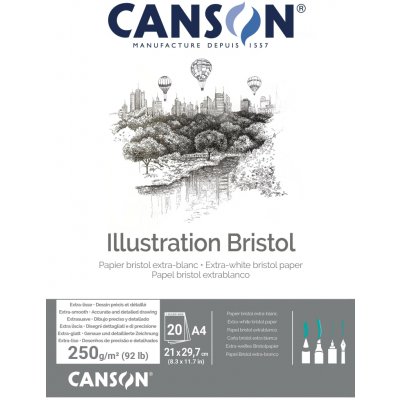 Canson Illustration Skicák v lepené vazbě A4 200g 12 listů – Hledejceny.cz