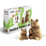 Cartonic 3D puzzle PANDA FAMILY 2v1, 164 ks – Zboží Mobilmania