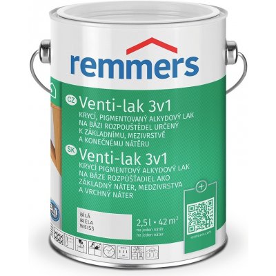Remmers Venti-lak 3v1 2,5 l Bílý – Zbozi.Blesk.cz