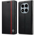 IMEEKE CARBON Peněženkové pouzdro pro Xiaomi Redmi Note 15 Pro 5G černé – Zbozi.Blesk.cz