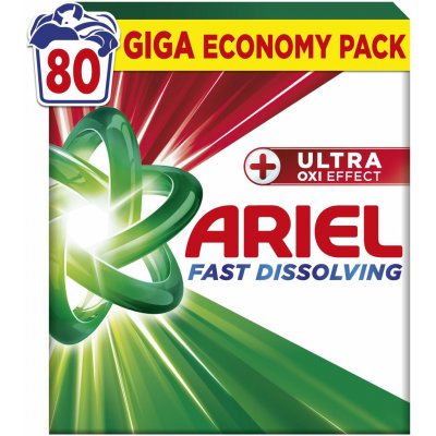 Ariel +Ultra Oxi Effect prací prášek 4,4 kg 80 PD – Zboží Mobilmania