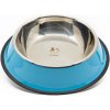 Miska, napáječka, zásobník Limaya nerezová miska pro psy a kočky s protiskluzovou gumou modrá 26 cm