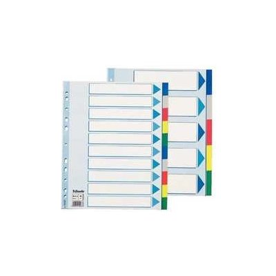 Rozlišovač plastový Esselte A4 maxi 10 listů – Zboží Živě