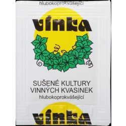 VINKA Sušené kultury vinných kvasinek 0,6 g