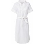 Esmara dámské lněné maxi šaty bílá – Zboží Dáma