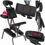 Tectake masážní křeslo z umělé kůže tectake černé – Zboží Dáma