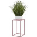 HowHomely Stojan na květiny DD0494 40 x 24 cm růžová – Sleviste.cz