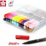 Sakura Koi Coloring Brush pen Štětcové pero Akvarel sada 24 ks – Zboží Dáma