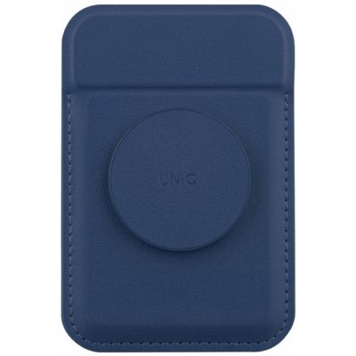 UNIQ FLIXA magnetická peněženka a stojánek s úchytem modré – Zboží Mobilmania
