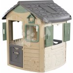 Smoby Domček ekologický Neo Jura Lodge Playhouse Green rozšíriteľný 2 dvere 2 okná s okenicami z recyklovaného materiálu s UV filtrom od 24 mes SM810503 – Zbozi.Blesk.cz