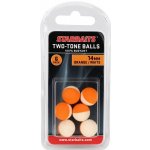 STARBAITS Two Tones Balls 14 mm oranžová / bílá plovoucí kulička 6 ks – Zboží Mobilmania
