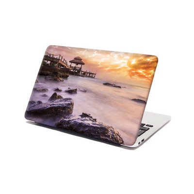 Sablio Samolepka na notebook Mlha nad mořem - 38x26 cm – Zboží Živě
